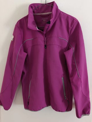 Cortavientos Boomerang Mujer fucsia.