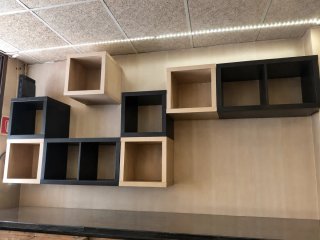 Set de Estanterías Modulares de Pared
