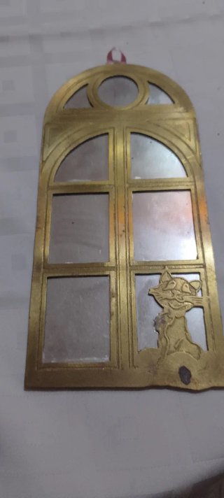 Espejo Antiguo de Bronce