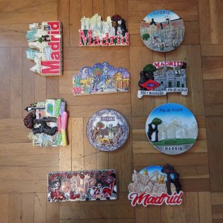 Imanes de Recuerdo Madrid lote2