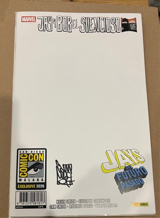 Cómic Jay y bob exclusivo sdcc malaga 2026 firmado