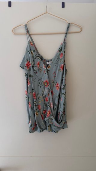 Top tirantes floral Mango Talla S