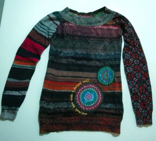 Jersey Desigual Talla S Multicolor