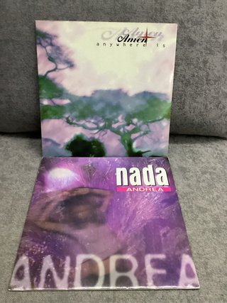 Lote de 2 Vinilos: Amen y Andrea