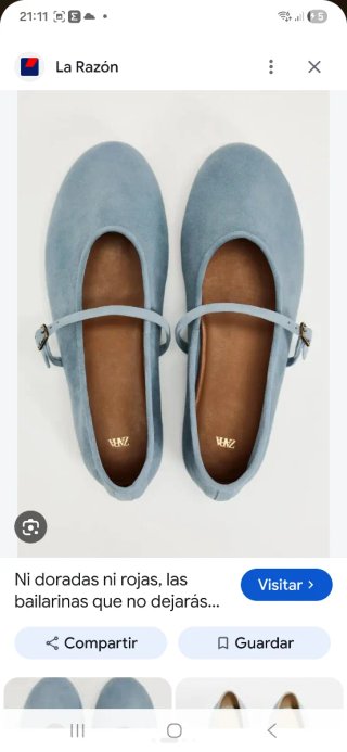 Bailarinas Zara ante azul