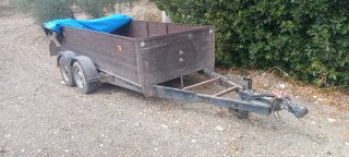 Remolque plataforma doble eje