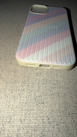 Funda iPhone 14/13 Diseño Chevron Pastel