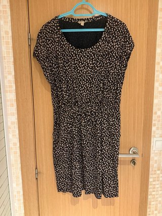 Vestido Estampado con Bolsillos