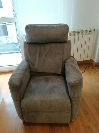Poltrona Reclinabile Grigia