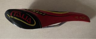 Sillín Selle Italia Gel Rojo Vintage Manganeso