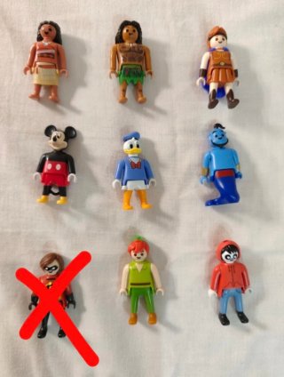 Figuras Playmobil Disney Kinder