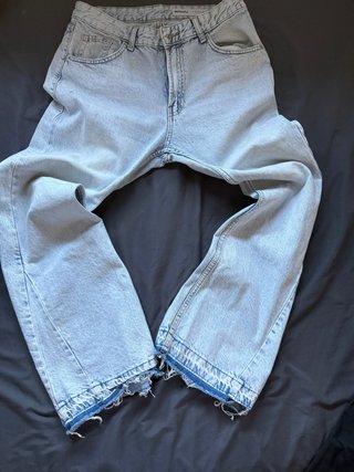 Vaqueros Bershka Azul Claro