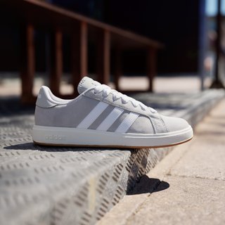 Adidas Grand Court Base Gris Talla 45 1/3 - NUEVAS