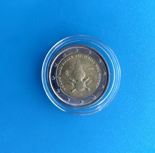 2€ Italia 2020 Vigili del Fuoco Commemorativo