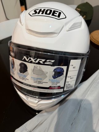 Casco Shoei NXR 2 Blanco Talla L NUEVO