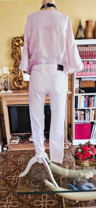 Pantalón Vaquero Rosa Zara