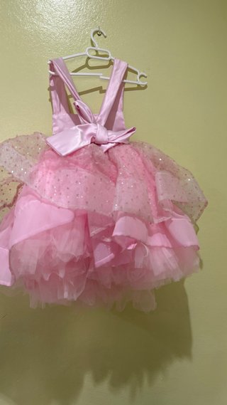 Vestido de Fiesta Rosa con Tul