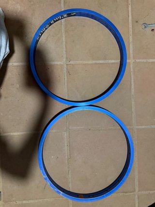 Aro de llanta Bmx azul
