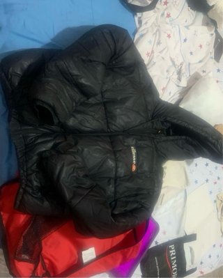 Abrigo acolchado negro Ellesse