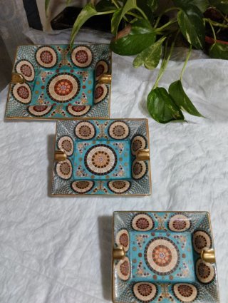 Juego 3 bandejas decorativas