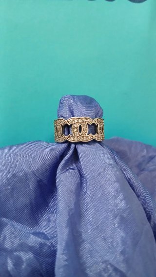Anillo Plata Ley Rodiada Inspiración Cartier