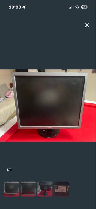 Monitor Acer Plata