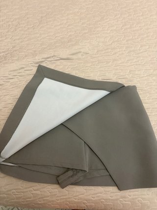Falda-pantalón Zara Gris