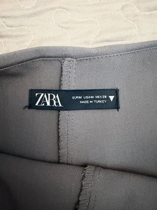 Falda-pantalón Zara Gris