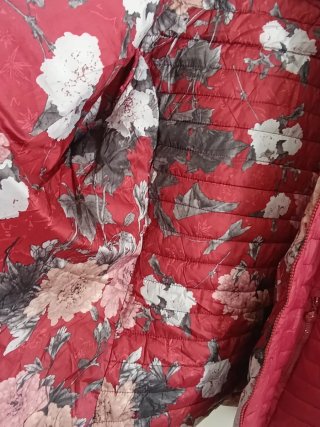 Chaqueta acolchada Zoteno roja mujer
