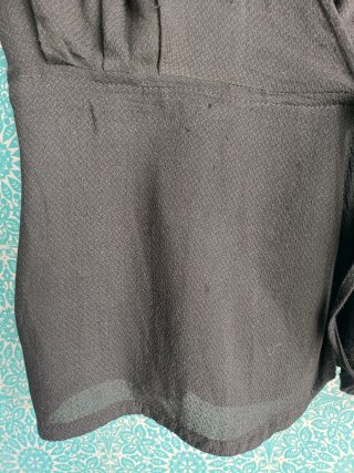 Blusa cruzada negra Oysho