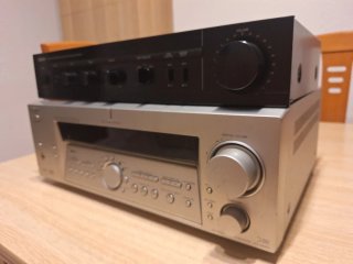 DENON amplificador y sony amplificador home cinema