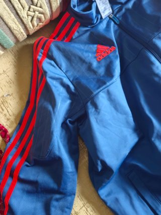 Chándal Adidas Azul Naranja Talla xl