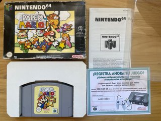 Paper Mario Nintendo 64 Caja Completa PAL