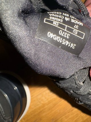 Zapatillas Zara Negras Brillantes