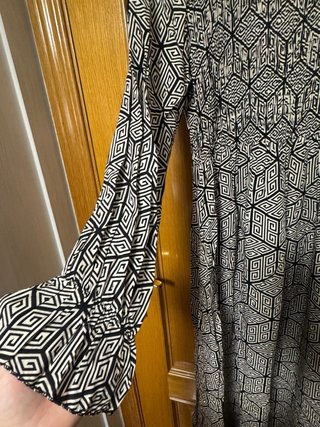 Vestido largo estampado