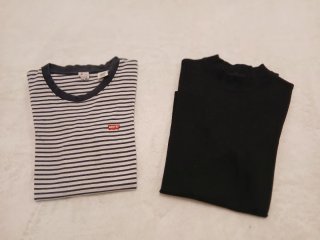 Lote 2 Camisetas Levi's Rayas y Negra