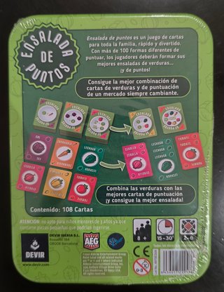 Juegos de mesa Ensalada de puntos + Pocket Mars