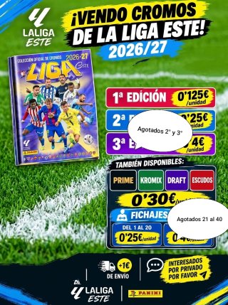 Cromos Liga Este 26/27