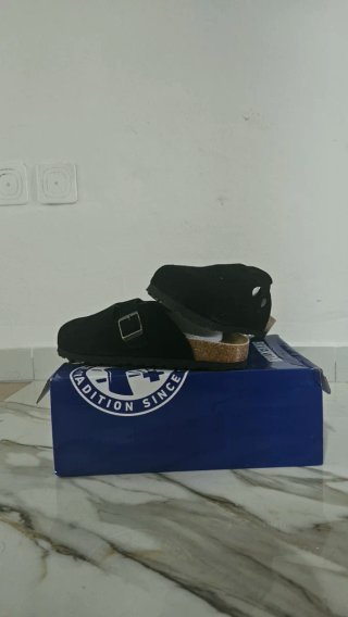 Birkenstock ciabatte nere