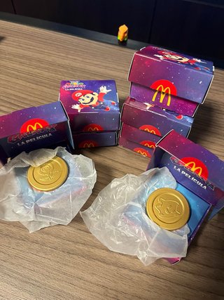 Monedas Super Mario Galaxy McDonald's