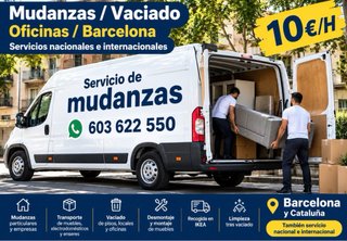Servicio de mudanzas y vaciado en Barcelona y toda