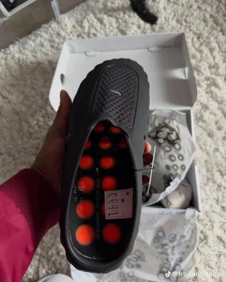 Chanclas Nike Mind 001 Negro Naranja