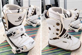 Tabla de Snow, fijaciones, botas, casco y funda