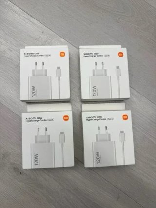 Lote de 4 cargadores Xiaomi 120W HyperCharge Comb