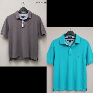 Lote 2 Polos Tommy Hilfiger Talla M manga corta