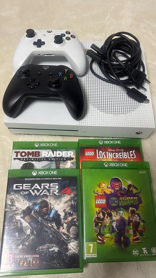 Xbox One S 1.5TB, 2 Mandos y 4 Juegos
