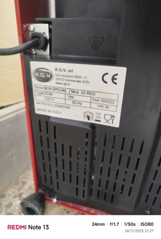 Cortadora de fiambre disco 25