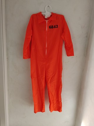 Disfraz de Preso Naranja 7-9 años