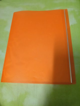 Porta listino A4 arancione 20 buste