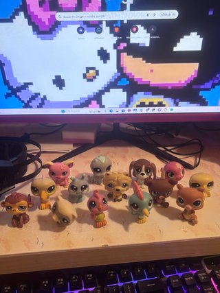 Lote 14 Figuras Littlest Pet Shop G2
